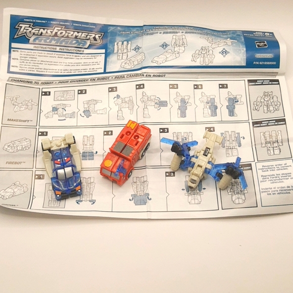 Transformers Armada Emergency Mini-Con Team Firebot Makeshift Prowl 2002/03 EUC - Picture 3 of 13